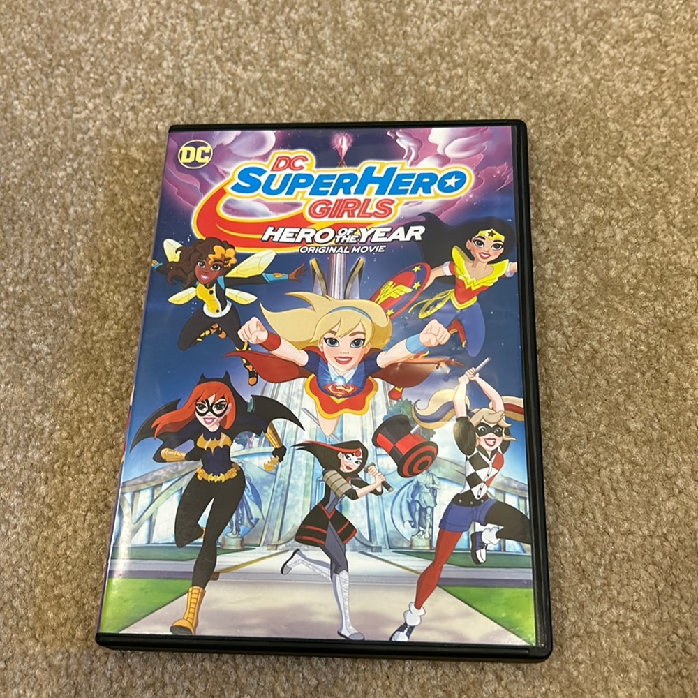 DC superhero girls hero of the year movie DVD